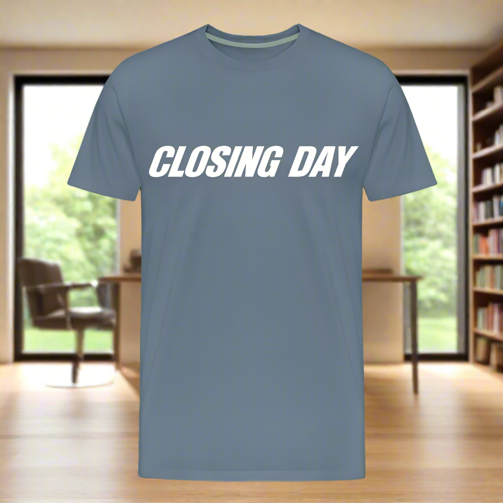 Closing Day T-Shirt - steel blue