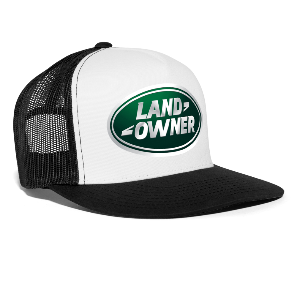 Land Owner Trucker Hat - white/black