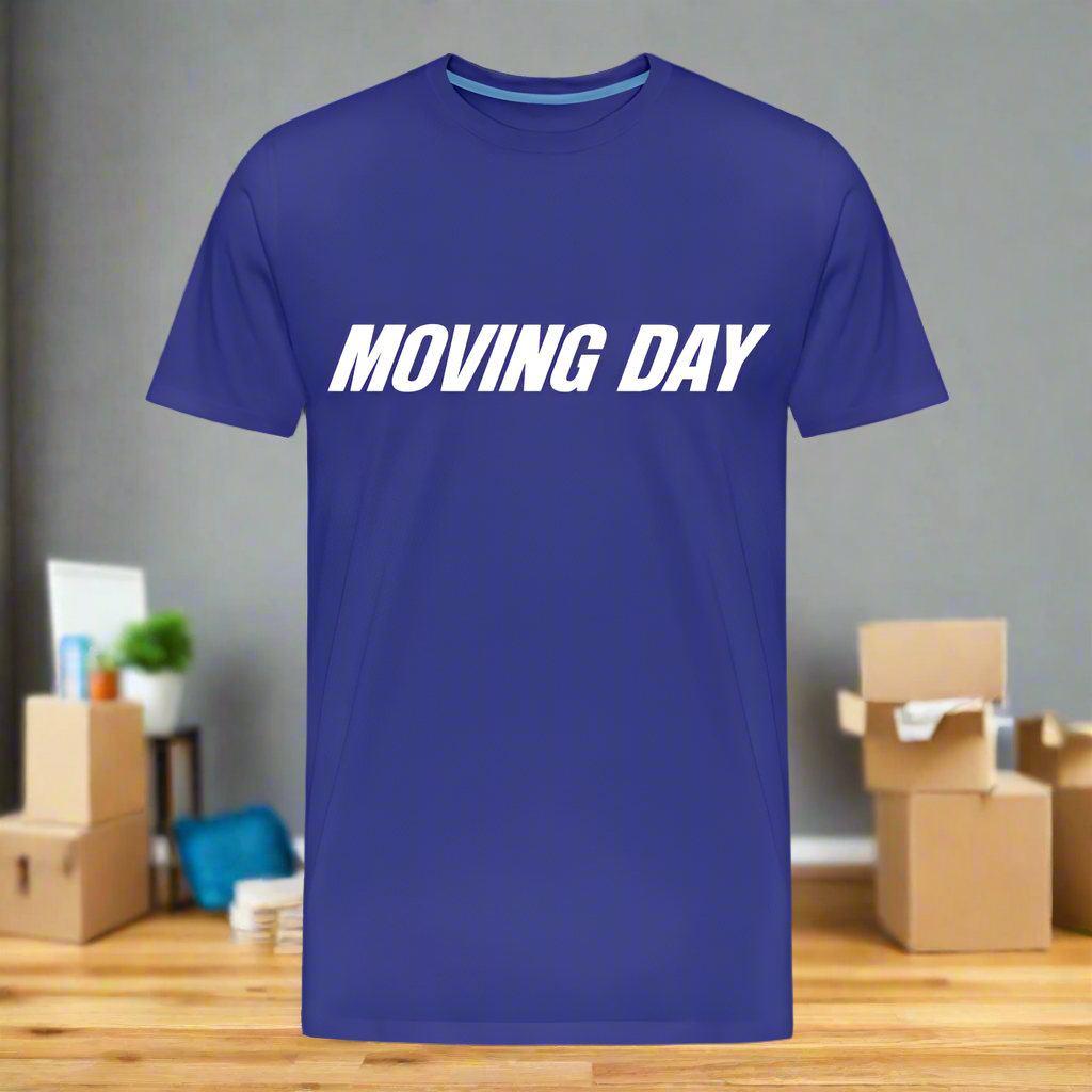 Moving Day T-Shirt - royal blue