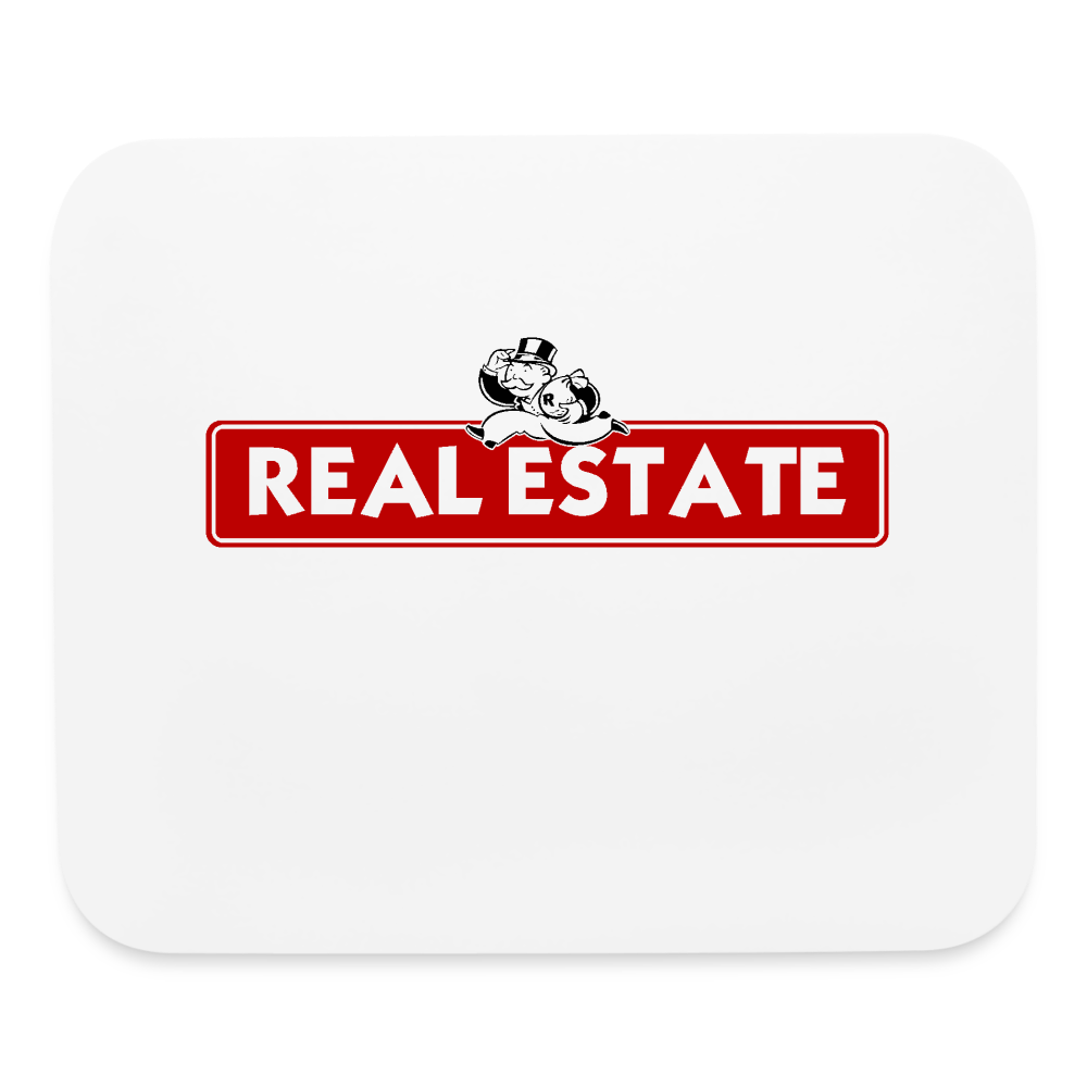 Real Estate Mouse Pad - white