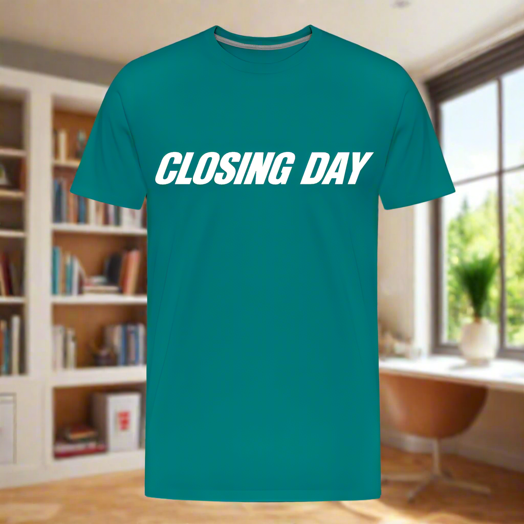 Closing Day T-Shirt - teal