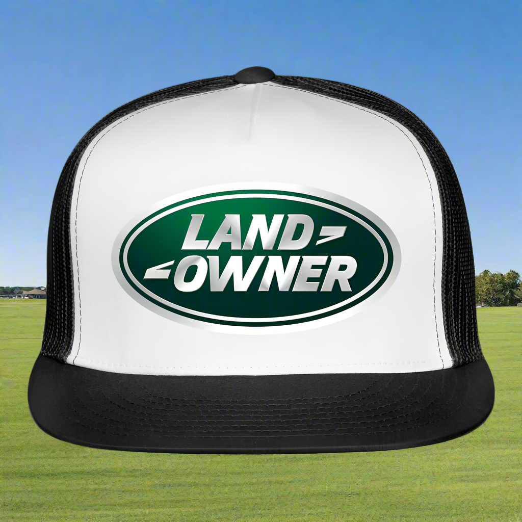 Land Owner Trucker Hat - white/black