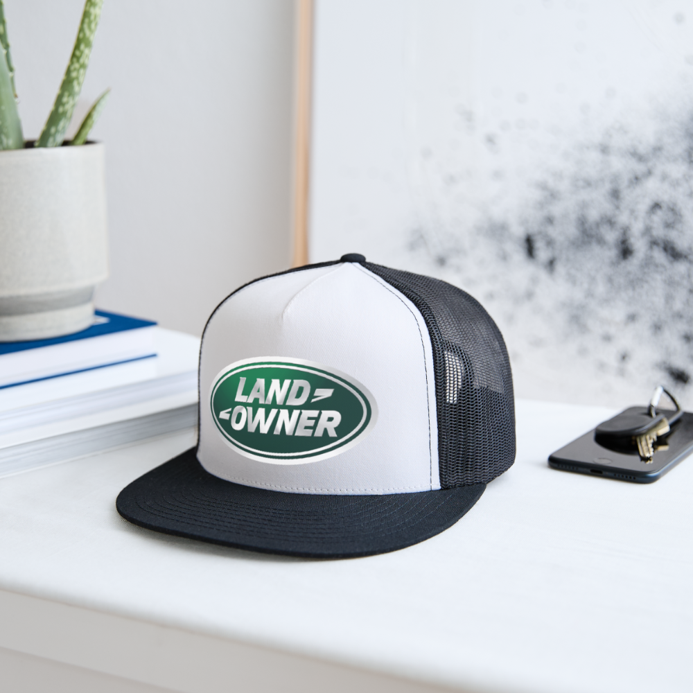 Land Owner Trucker Hat - white/black