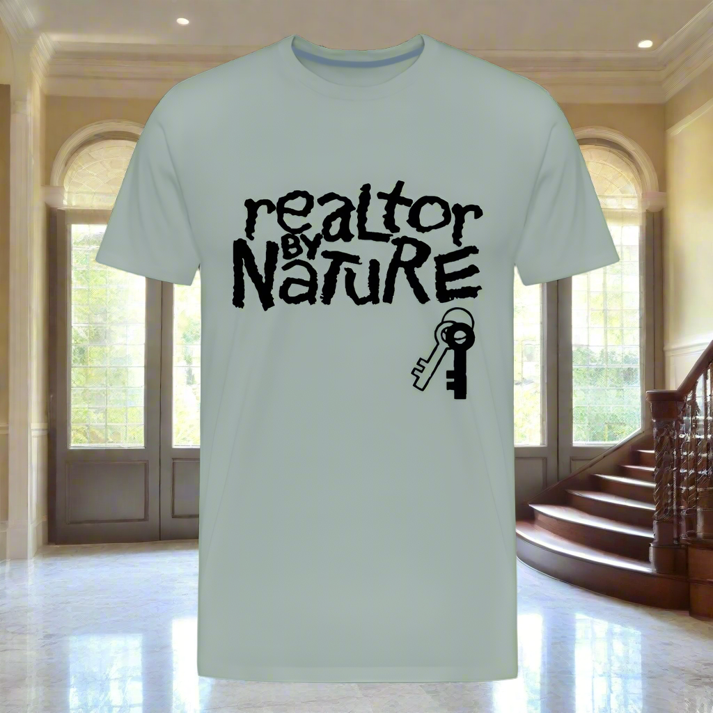 Realtor By Nature T-Shirt - steel green