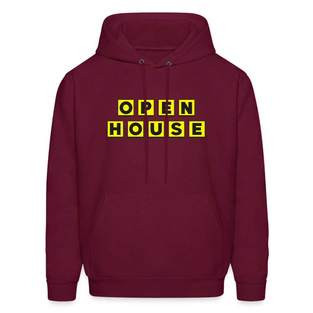 Open House Hoodie - burgundy