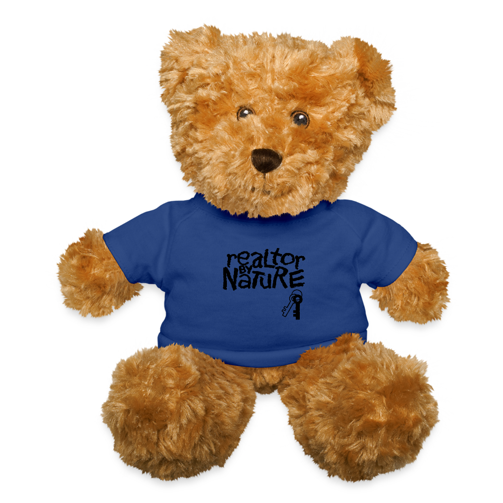 Realtor By Nature Teddy - royal blue