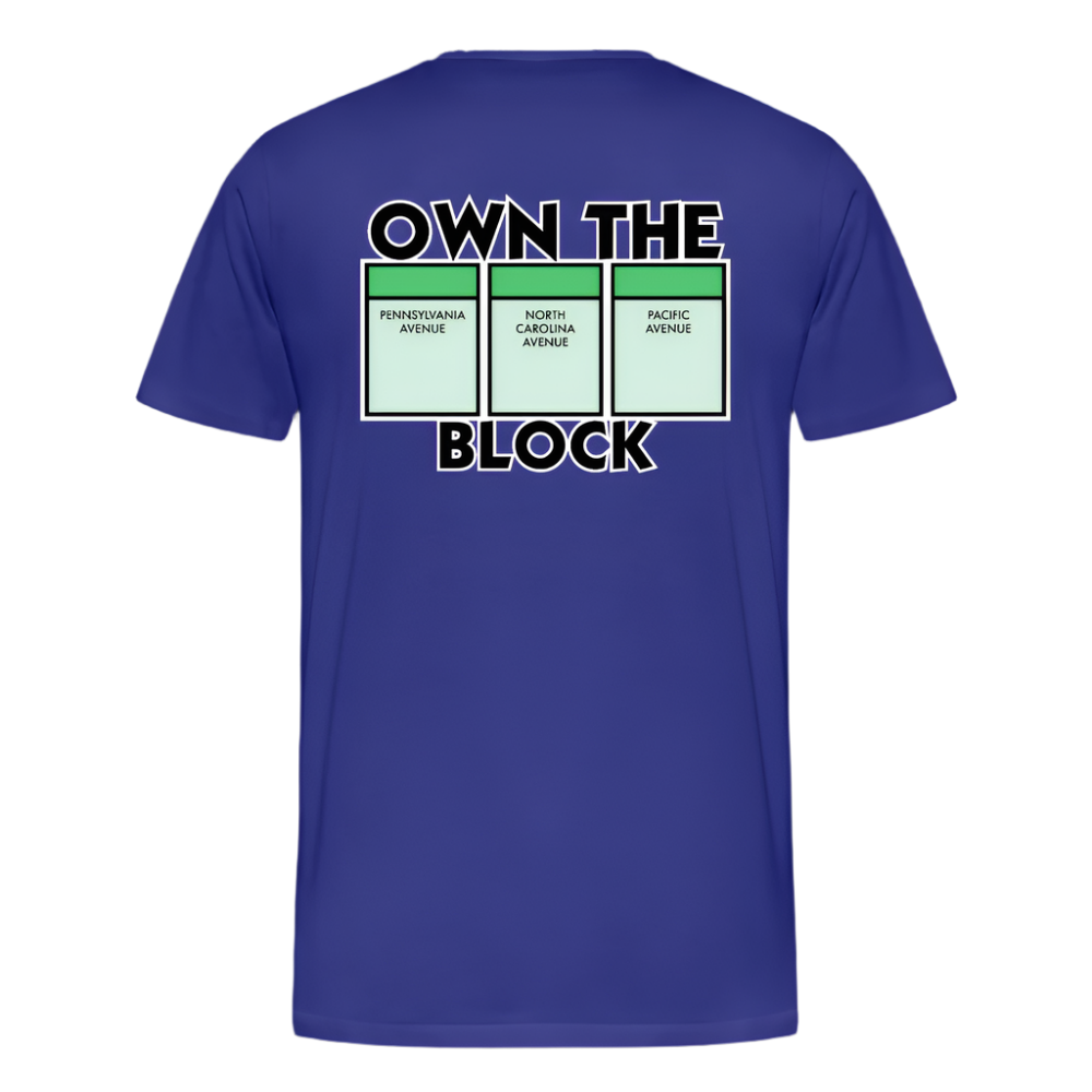 Own The Block Organic T-Shirt - royal blue