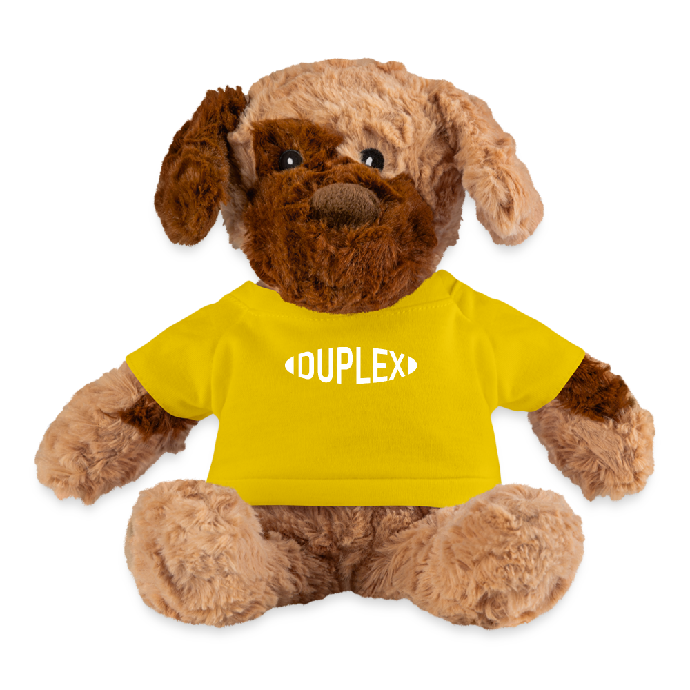 Dog In a Duplex Shirt - yellow