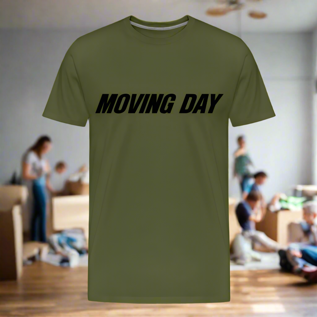 Moving Day T-Shirt - olive green