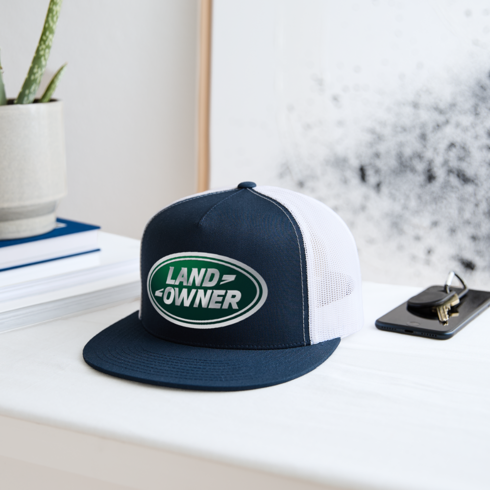 Land Owner Trucker Hat - navy/white