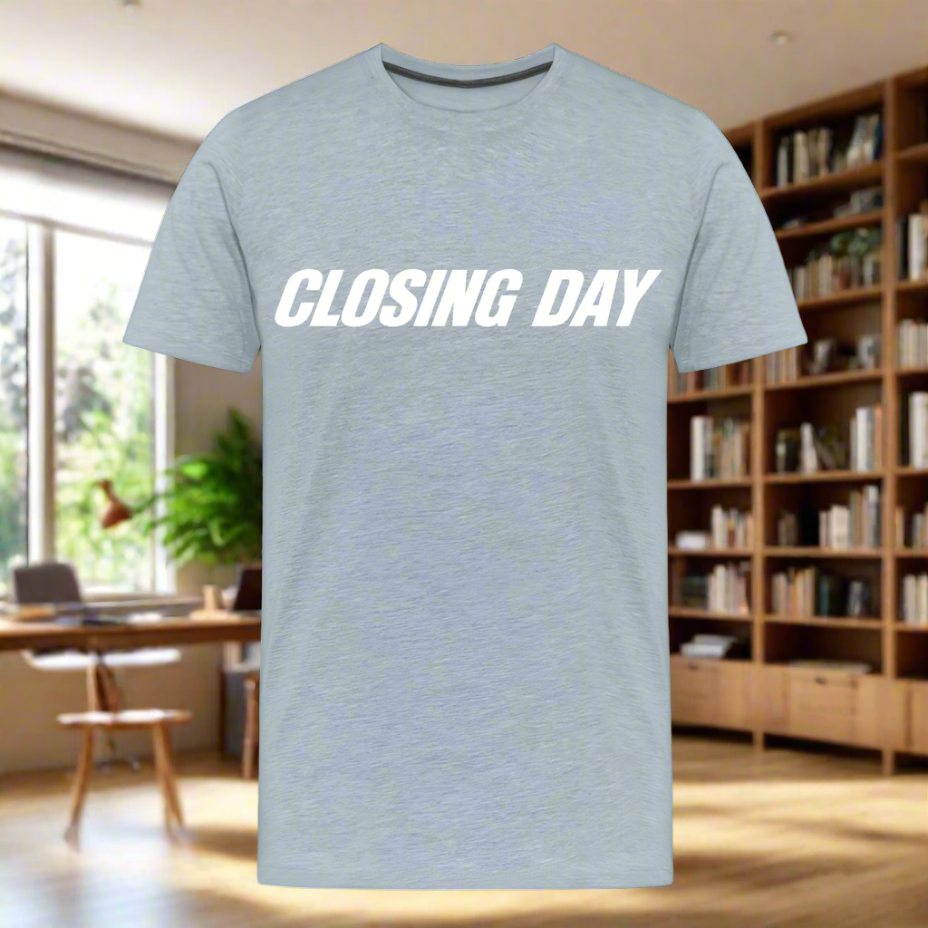 Closing Day T-Shirt - heather ice blue