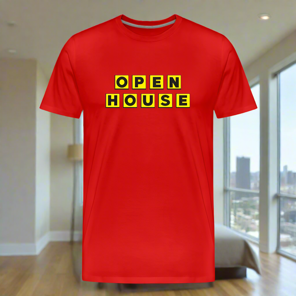 Open House Organic T-Shirt - red