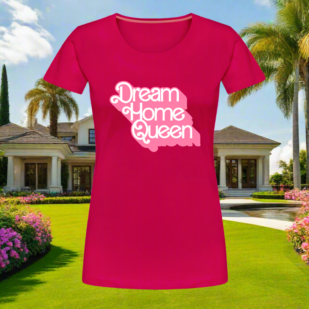 Dream Home T-Shirt - dark pink