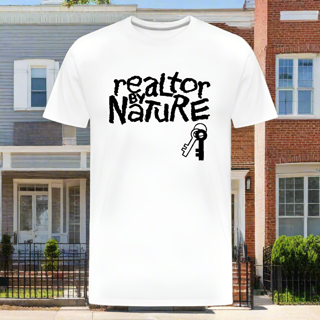 Realtor By Nature Organic T-Shirt - white