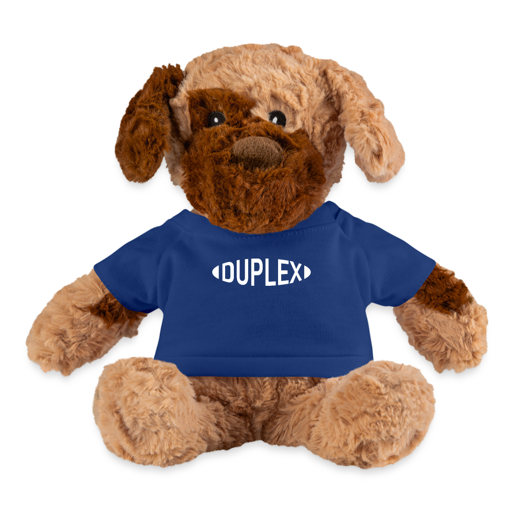 Dog In a Duplex Shirt - royal blue