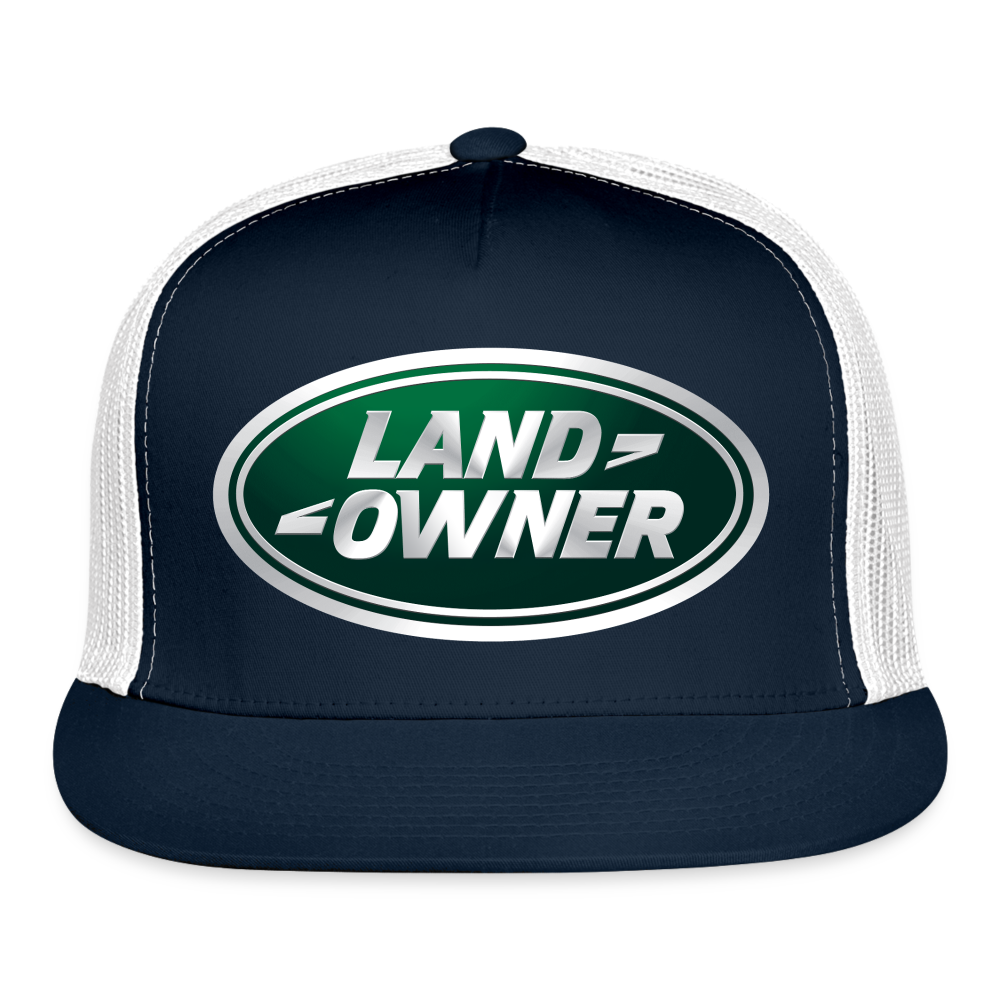 Land Owner Trucker Hat - navy/white